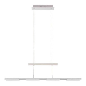 Eglo 54992 - Lustre dimerizável suspenso por cabo 4xLED/4,5W/230V, acabamento cromado mate