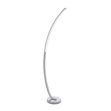 Eglo 55007 - Candeeiro de pé LED regulável LED/14W/230V cromado fosco