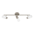 Eglo 55023 - Candeeiro de focos LED 3x E14, 4W, 230V, cromo mate