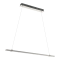 Eglo 55097 - Lustre LED regulável suspenso por cabo 2xLED/9W/230V cromo mate