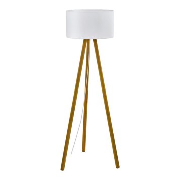 Eglo 55115 - Candeeiro de pé LED 1xE27/11W/230V, faia