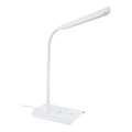 Eglo 55123 - Lâmpada de mesa LED regulável com carregamento sem fios LED/5,5W/230V branca