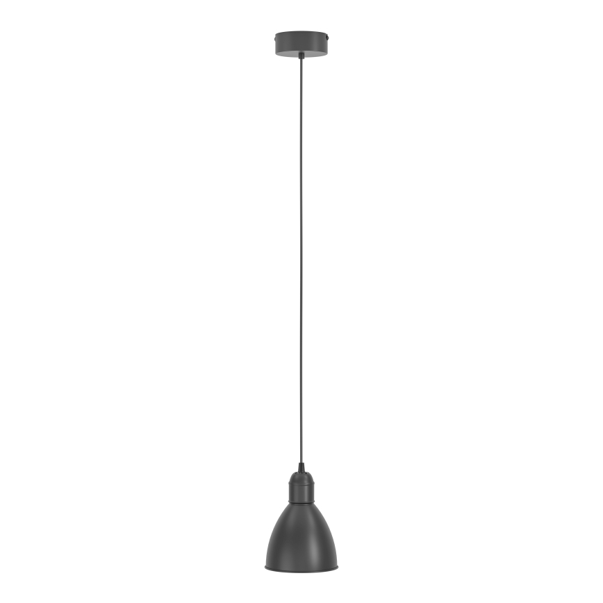 Eglo 55243 - Candeeiro suspenso por cabo PRIDDY 1xE27/60W/230V preto
