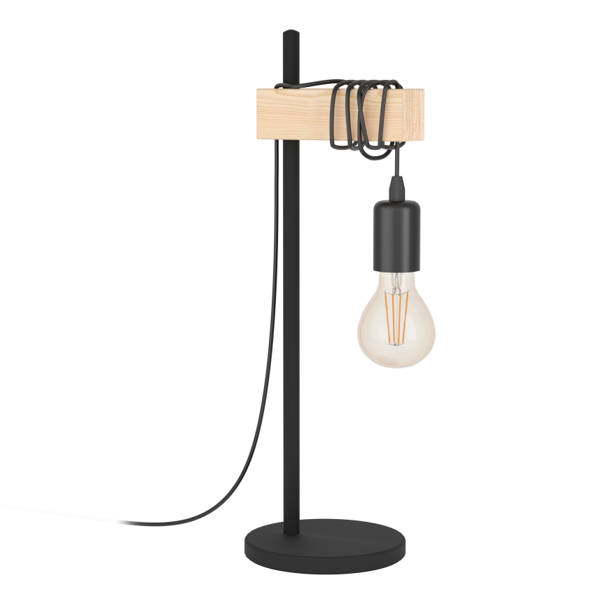 Eglo 55249 - Candeeiro de mesa TOWNSHEND 1xE27/10W/230V