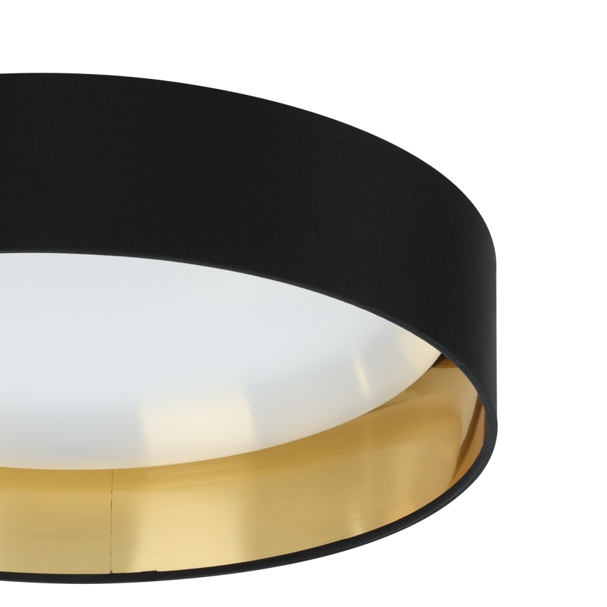 Eglo 55267 - Luminária de teto LED MASERLO LED/16W/230V 3000K Ø 40,5 cm preto/cobre