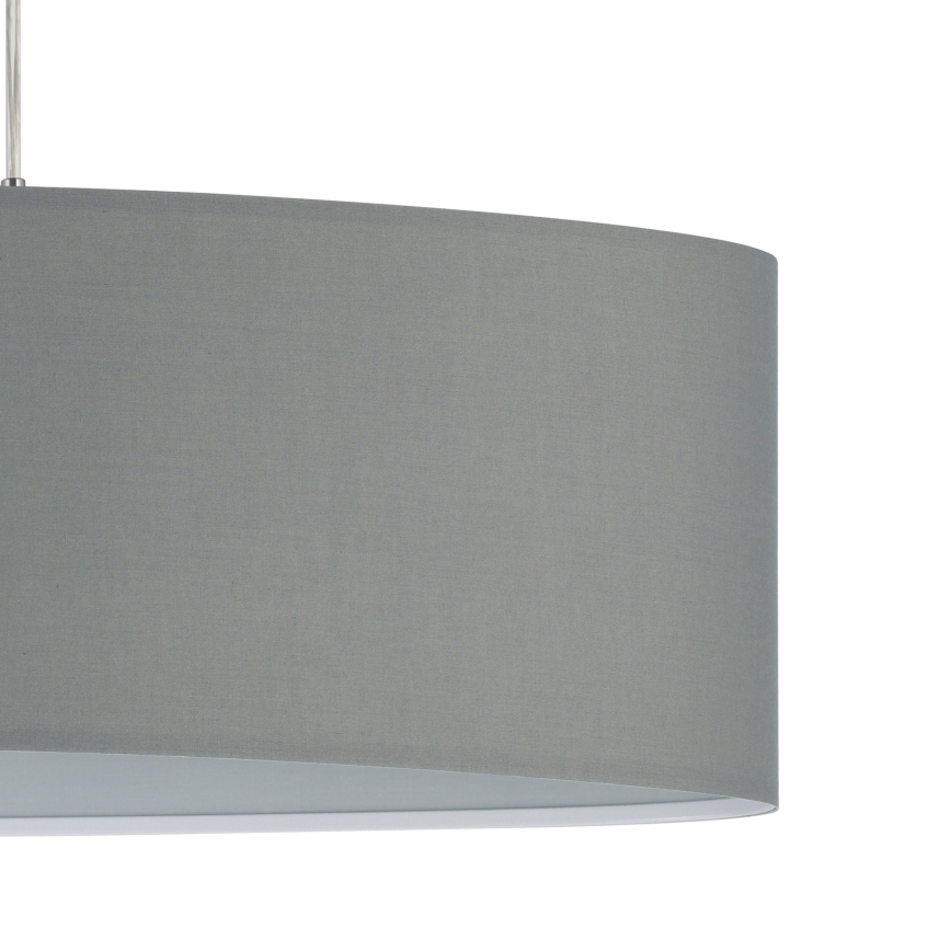 Eglo 55276 - Lustre PASTERI suspenso em cabo 2xE27/60W/230V cinzento