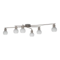 Eglo 55449 - Candeeiro de focos LED 6xE14/4W/230V cromado mate