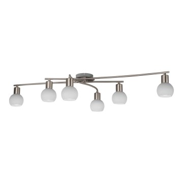 Eglo 55449 - Candeeiro de focos LED 6xE14/4W/230V cromado mate