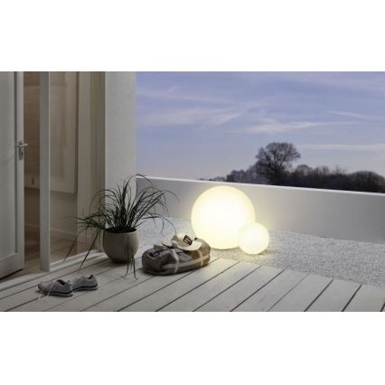 Eglo 55788 - LED RGBW Candeeiro exterior MONTEROLO-C 1xE27/9W/230V 2700-6500K IP65 diâmetro 50 cm + comando