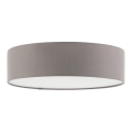 Eglo 55805 - Candeeiro de tecto LED 1x E27/11W/230V, diâmetro 38 cm, cinzento