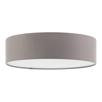 Eglo 55805 - Candeeiro de tecto LED 1x E27/11W/230V, diâmetro 38 cm, cinzento