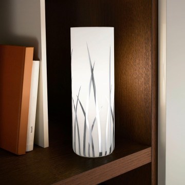 Eglo 55807 - Candeeiro de mesa LED 1xE14/5,5W/230V branco/cromado brilhante
