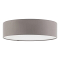 Eglo 55872 - Candeeiro de tecto LED 1xE27/11W/230V Ø 38 cm cinzento