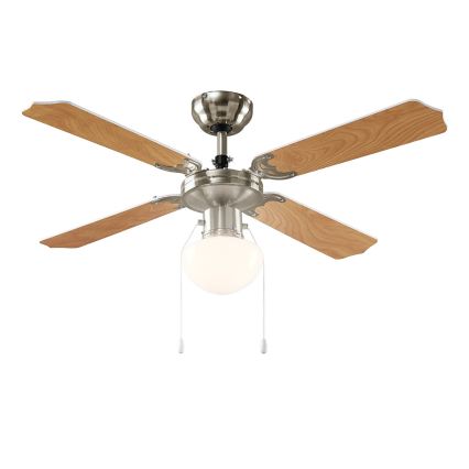 Eglo 56035 - Ventilador de teto LED 1xE27/4,9W/230V 3000K, diâmetro 106,6 cm