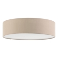 Eglo 56137 - Candeeiro de tecto LED 2xE27/11W/230V, Ø 38 cm, taupe