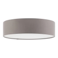 Eglo 56606 - Luminária de teto LED 2xE27/11W/230V Ø 38 cm cinza