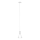 Eglo 62264 - Lustre suspenso PASCOA PRO 1xE27/60W/230V 16,8 cm branco