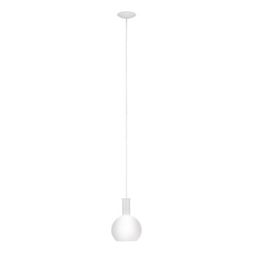 Eglo 62266 - Candeeiro suspenso PASCOA PRO 1xE27/60W/230V 20 cm branco
