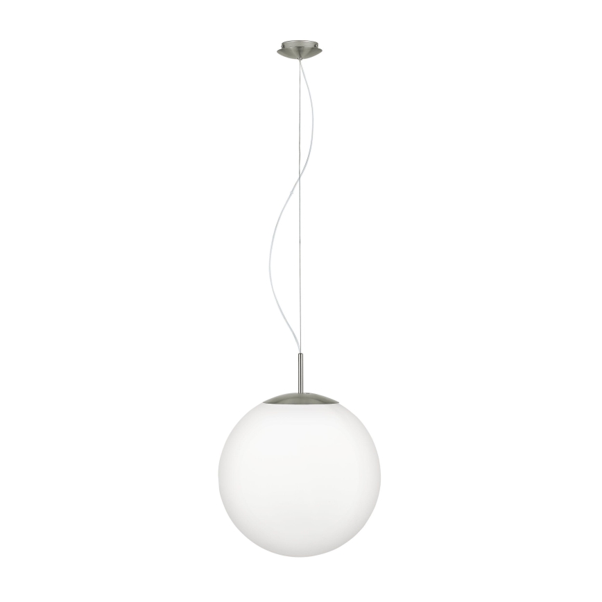 Eglo 63271 - Pendente em cabo PIEDALE 1xE27/60W/230V Ø 43 cm cromado mate