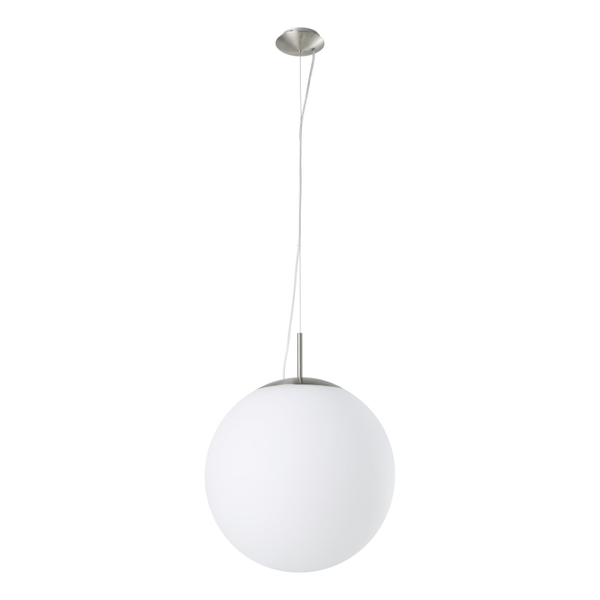 Eglo 63271 - Pendente em cabo PIEDALE 1xE27/60W/230V Ø 43 cm cromado mate