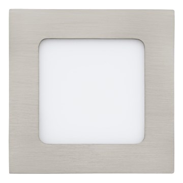 Eglo 64608 - Foco de encastrar LED FUEVA 1 PRO LED/5,5W/230V 3000K 12x12 cm cromado mate