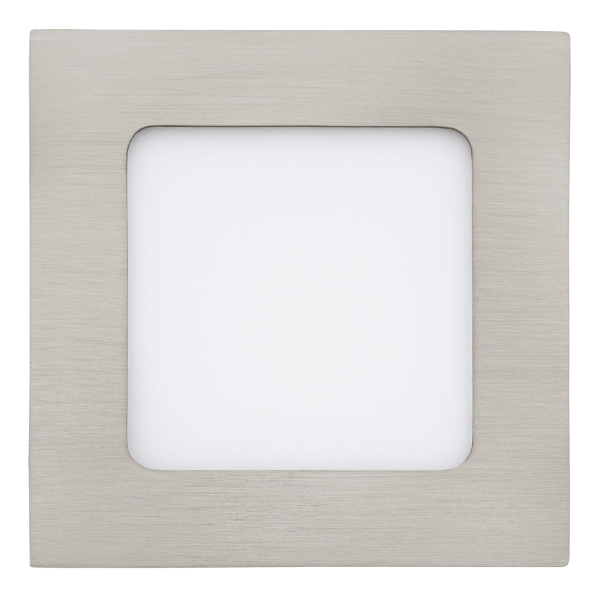 Eglo 64608 - Foco de encastrar LED FUEVA 1 PRO LED/5,5W/230V 3000K 12x12 cm cromado mate