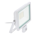 Eglo 64875 - Holofote LED com sensor FILETTI LED/20W/230V 3000K IP44 branco