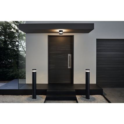 Eglo 65038 - Aplique de parede LED para exterior MELZO PRO LED/11W/230V 3000K IP44 preto