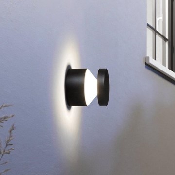 Eglo 65038 - Aplique de parede LED para exterior MELZO PRO LED/11W/230V 3000K IP44 preto