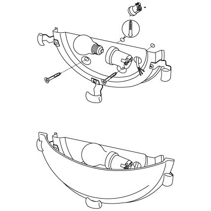 Eglo - Iluminação de parede 1xE27/60W/230V