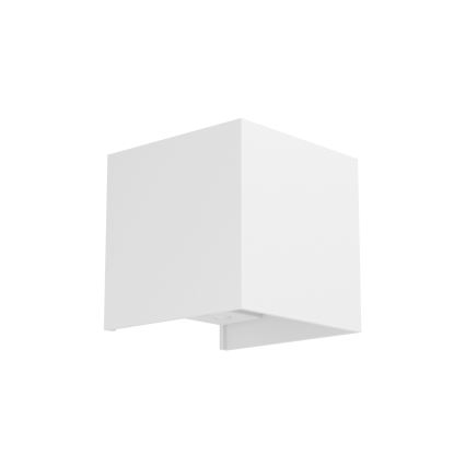 Eglo - Aplique de parede recarregável e regulável para exterior com sensor de movimento e de crepúsculo LED/2,2W/5V IP44 branco