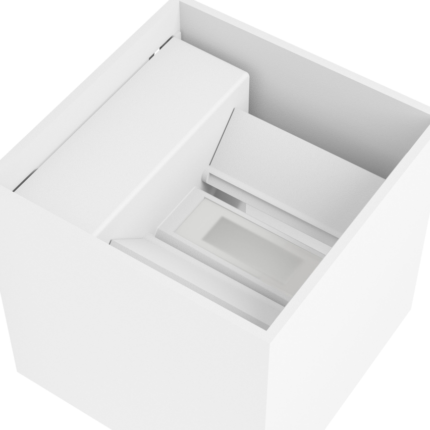 Eglo - Aplique de parede recarregável e regulável para exterior com sensor de movimento e de crepúsculo LED/2,2W/5V IP44 branco