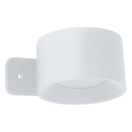 Eglo - Aplique de parede tátil LED recarregável e dimerizável LED/5W/5V 2700/4000/6500K 2000 mAh branco