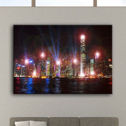 Eglo 75035 - Imagem decorativa LED SKYLINE 9xLED/0.02W