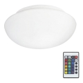 Eglo 75351 - Luminária de teto LED RGB dimmerizável ELLA-C 1xE27/7,5W/230V + comando à distância