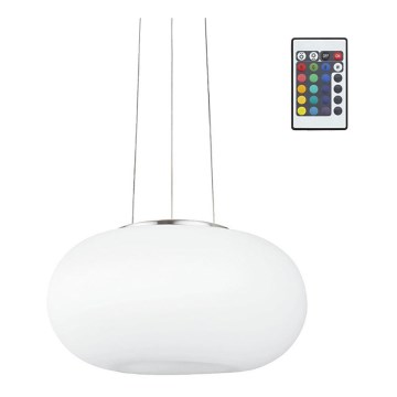 Eglo 75354 - Candeeiro LED RGB com regulação OPTICA-C 2xE27/7,5W/230V diâmetro 35 cm