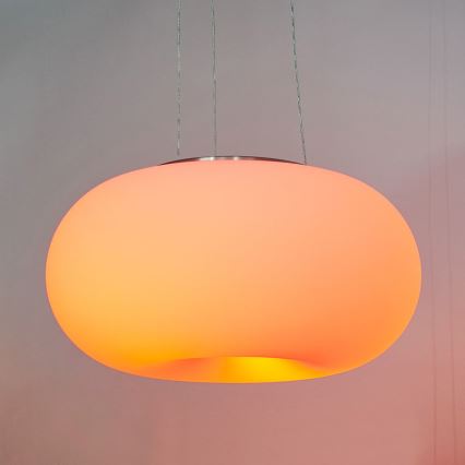 Eglo 75354 - Candeeiro LED RGB com regulação OPTICA-C 2xE27/7,5W/230V diâmetro 35 cm
