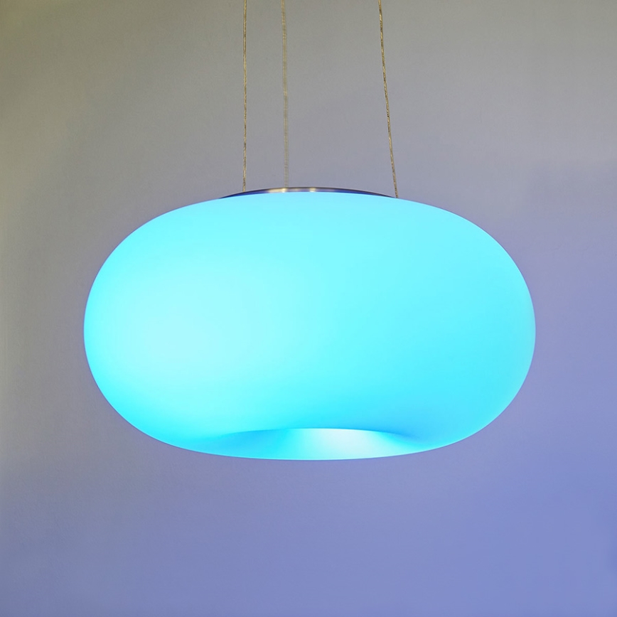 Eglo 75354 - Candeeiro LED RGB com regulação OPTICA-C 2xE27/7,5W/230V diâmetro 35 cm
