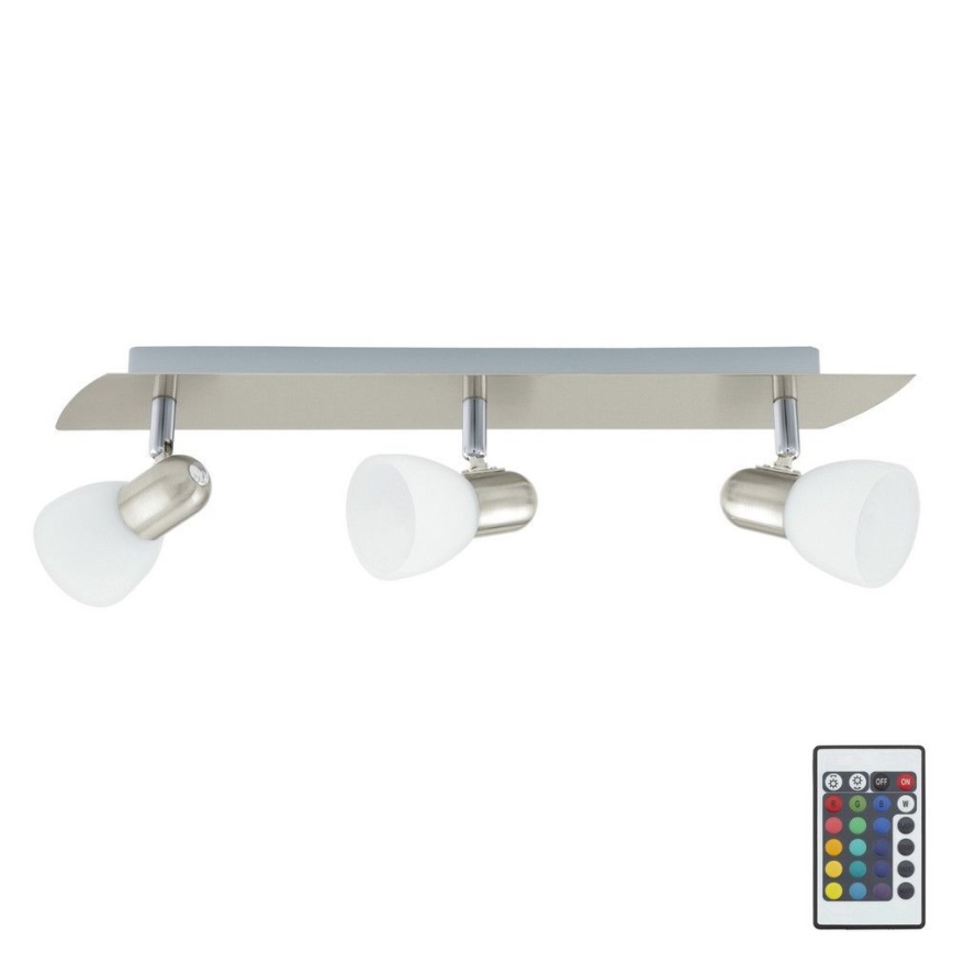 Eglo 75375 - LED RGB Foco com regulação ENEA-C 3xE14/4W/230V + controlo remoto