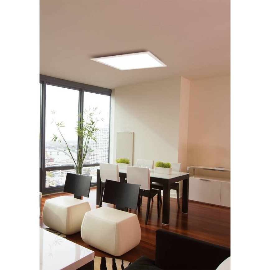 Eglo 75525 - Luminária de teto LED RGBW regulável SALOBRENA LED/12W/230V 2700-6500K + comando à distância
