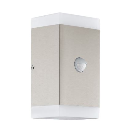 Eglo - Iluminação de parede exterior LED com sensor 2xGU10/4,6W/230V IP44