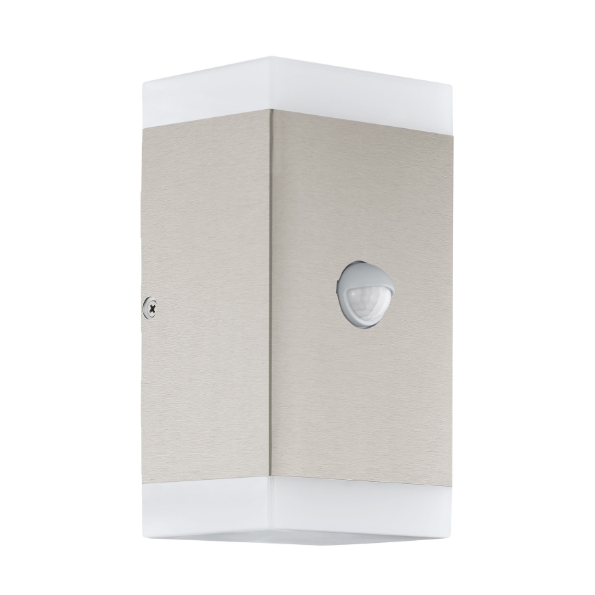 Eglo - Iluminação de parede exterior LED com sensor 2xGU10/4,6W/230V IP44