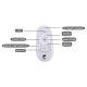 Eglo - Painel LED com regulação LED/25W/230V 2700-5000K + controlo remoto