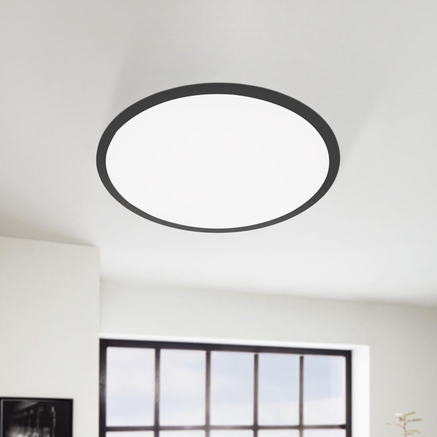 Eglo 75577 - Iluminação de teto LED com regulação SALOBRENA-TW LED/32,5W/230V diâmetro 60 cm + comando