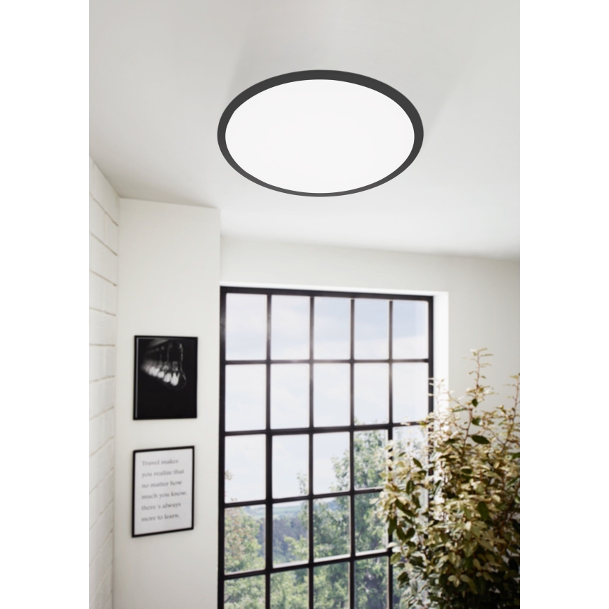 Eglo 75577 - Iluminação de teto LED com regulação SALOBRENA-TW LED/32,5W/230V diâmetro 60 cm + comando