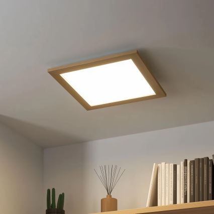 Eglo 75643 - Iluminação de teto LED CALEMAR LED/19W/230V 4000K 43,7x 43,7 cm carvalho