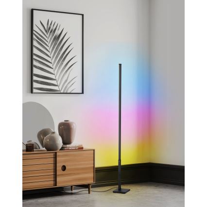 Eglo - Candeeiro de chão LED RGB com regulação LED/13,5W/230V 2700-6500K + controlo remoto