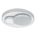 Eglo 75664 - Iluminação de teto LED LEPRESO LED/19,5W/230V diâmetro 38,5 cm cromado mate