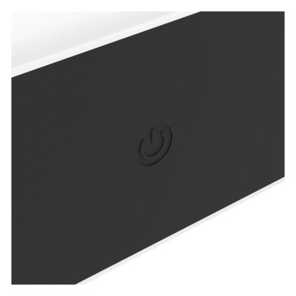 Eglo - LED dimerizável recarregável com controlo táctil, aplique de parede para exterior LED/5W/5V 2000 mAh 3000/4000/6500K IP44 preto