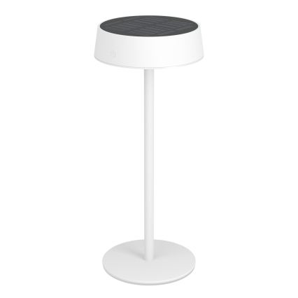 Eglo - Candeeiro de mesa LED tátil dimerizável recarregável por energia solar LED/3W/5V 3000-6000K 1800 mAh IP44 branco